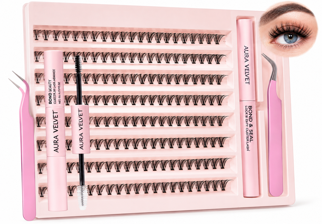 Aura Velvet DIY Cluster Lash Kit – 200PCS