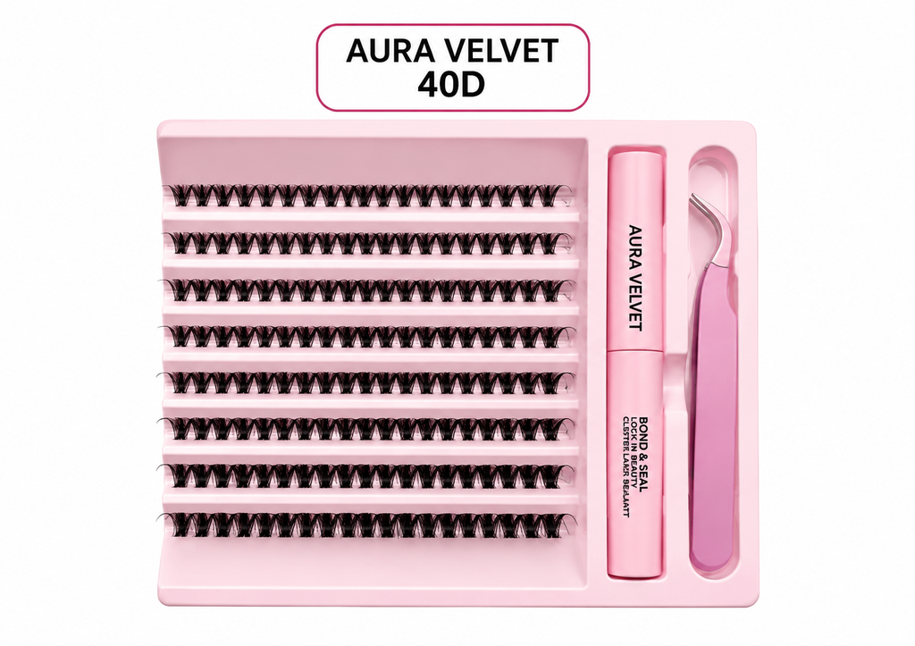 Aura Velvet DIY Cluster Lash Kit – 200PCS