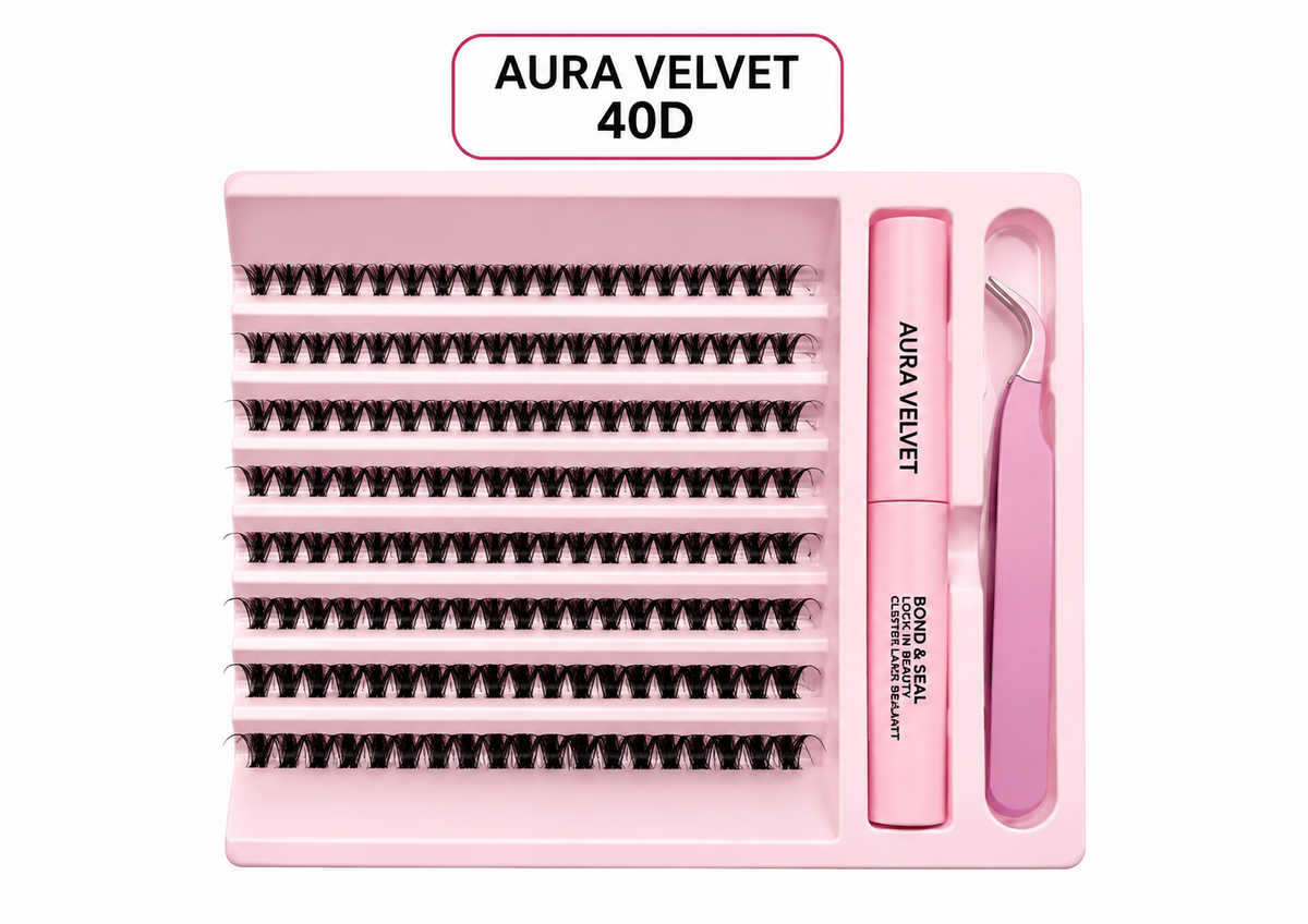 Aura Velvet DIY Cluster Lash Kit – 200PCS