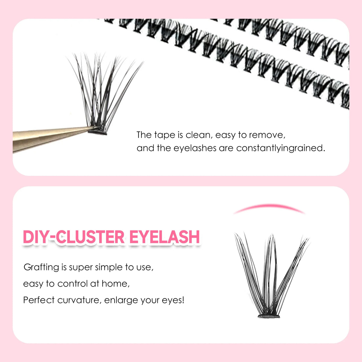 Aura Velvet DIY Cluster Lash Kit – 200PCS