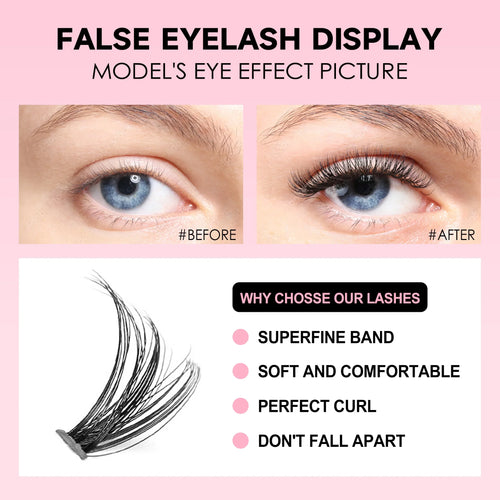 Aura Velvet DIY Cluster Lash Kit – 200PCS